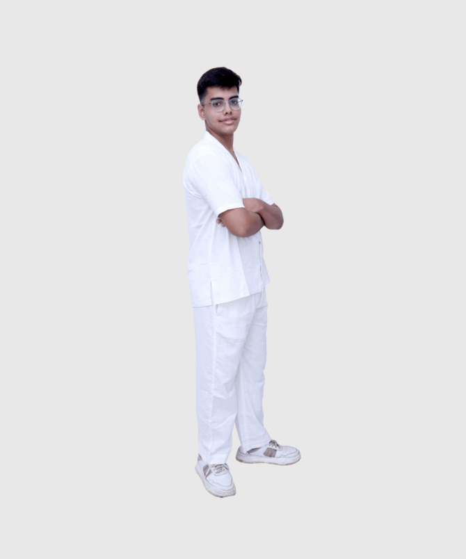 White Mens Co-ord Set - Image 3