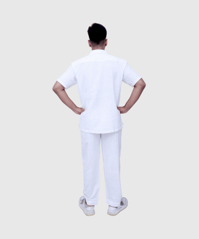 White Mens Co-ord Set - Image 4