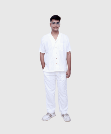 White Mens Co-ord Set