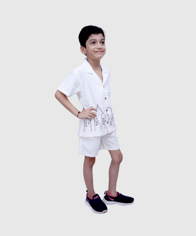 White Building Co-ord Set - Image 2