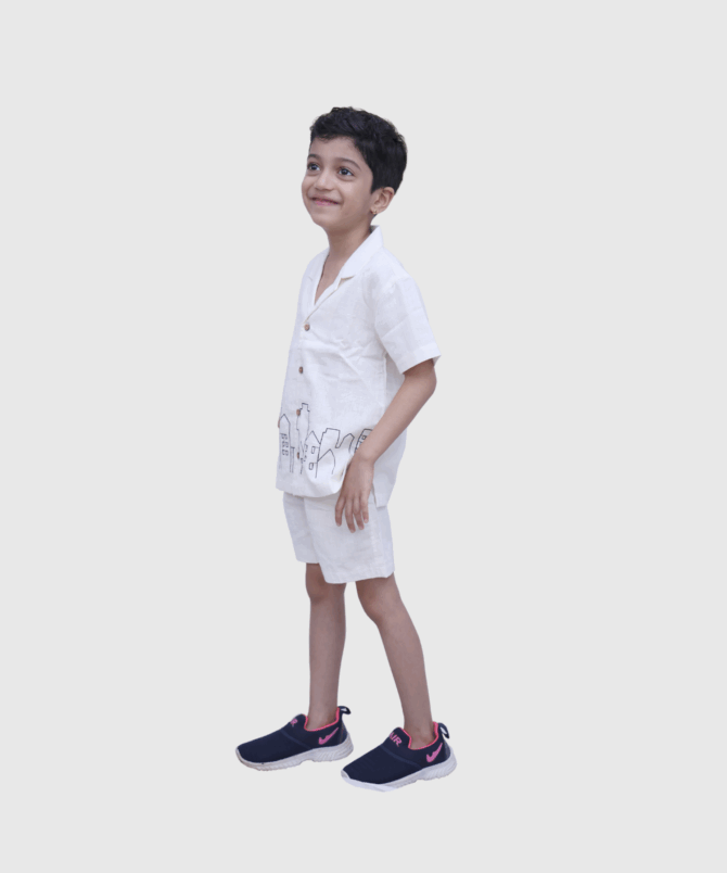 White Building Co-ord Set - Image 3