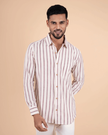Rustic Stripe Full Sleeve Shirt