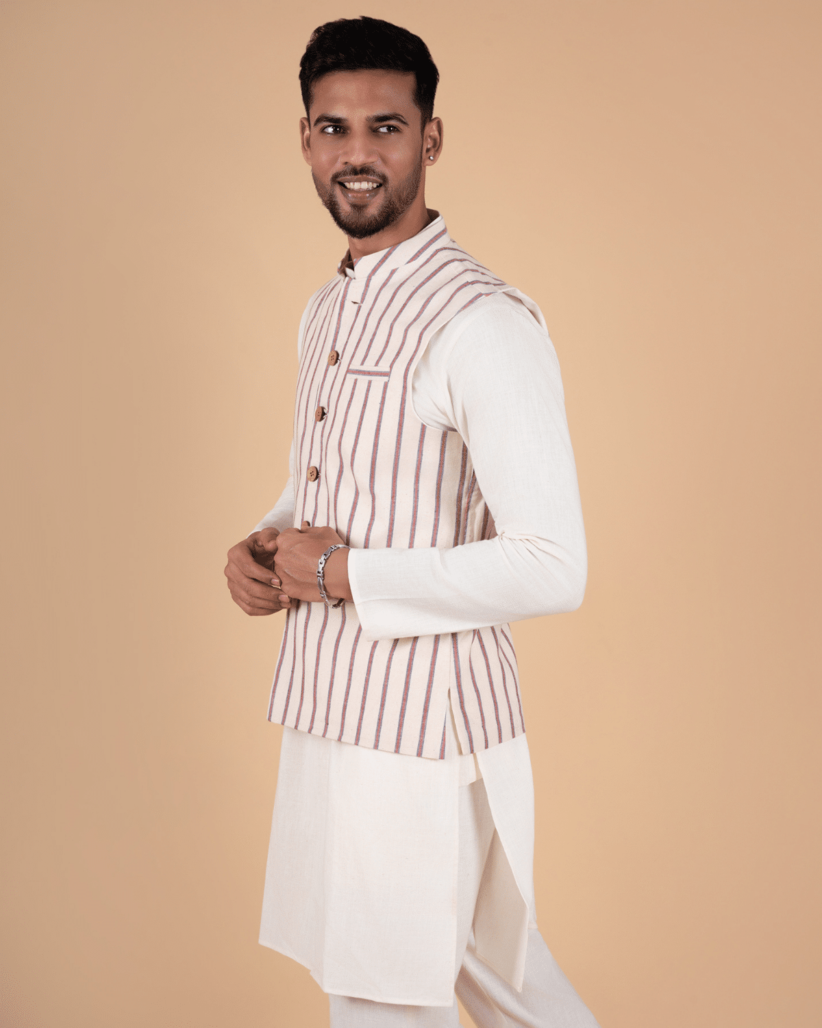 Cora Mist Striped Koti - Image 3