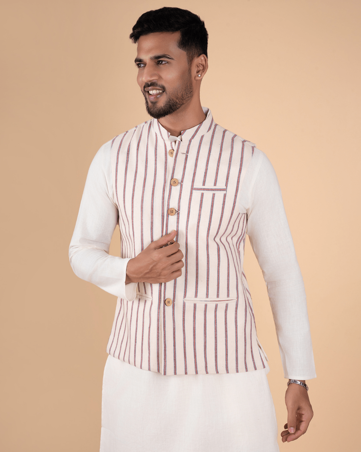 Cora Mist Striped Koti - Image 2