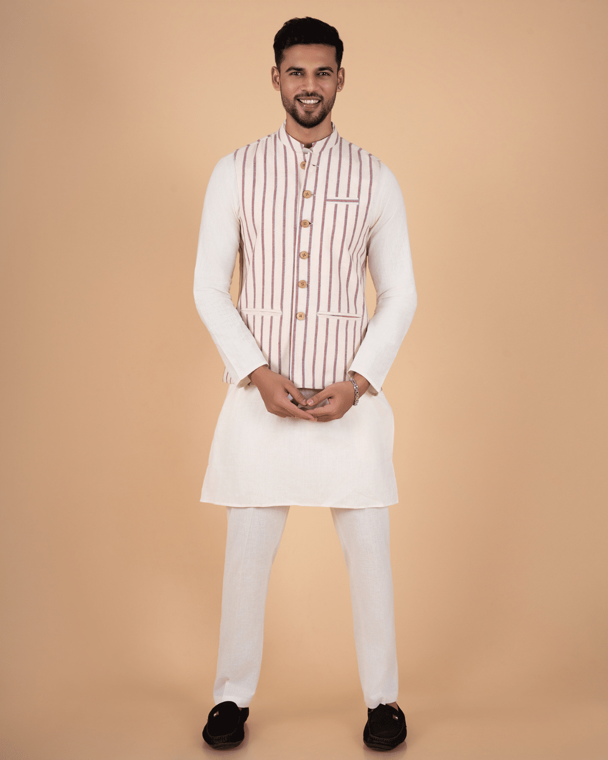 Cora Mist Striped Koti - Image 4