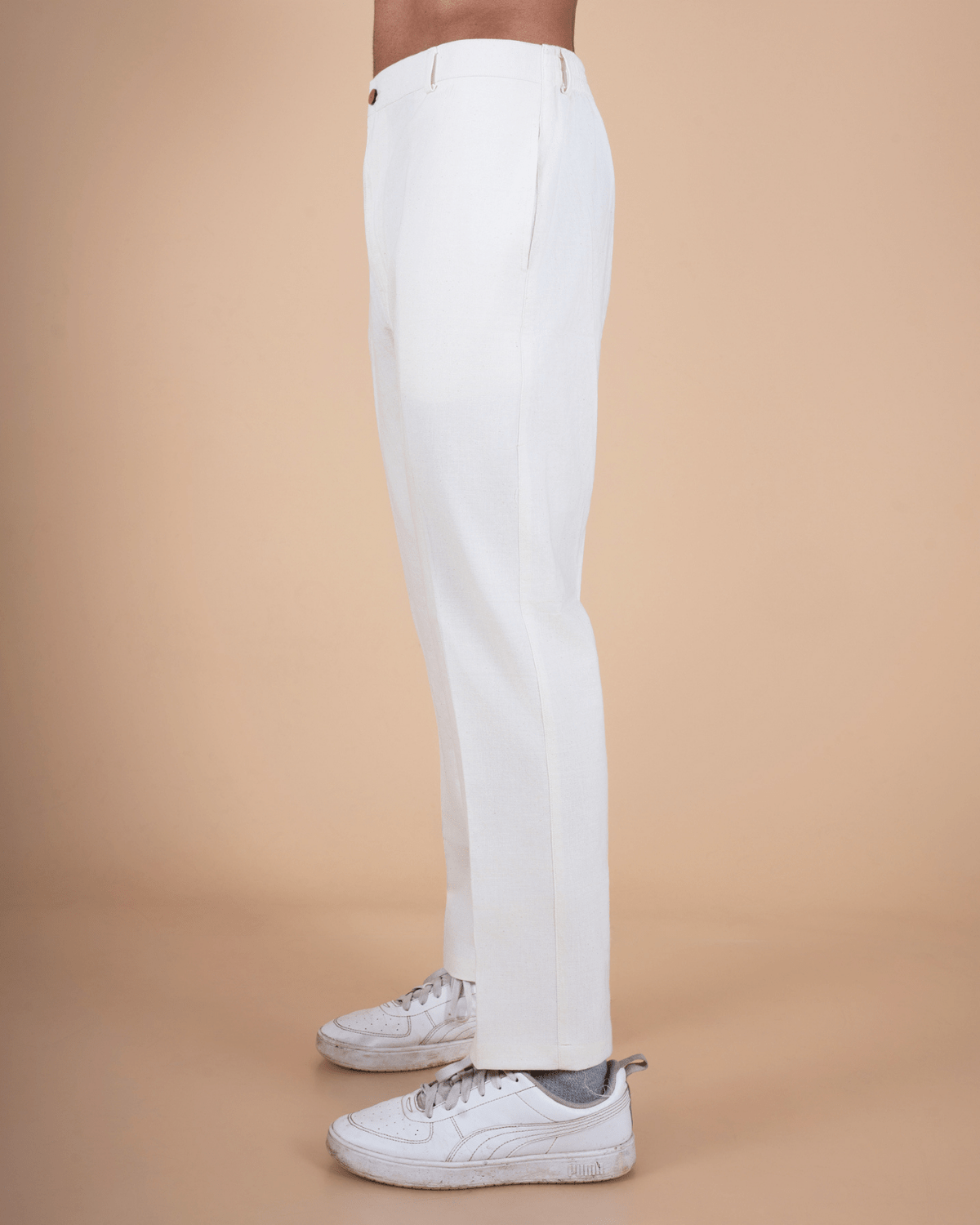 Natural Raw Embrodiered Kurta Set - Image 6