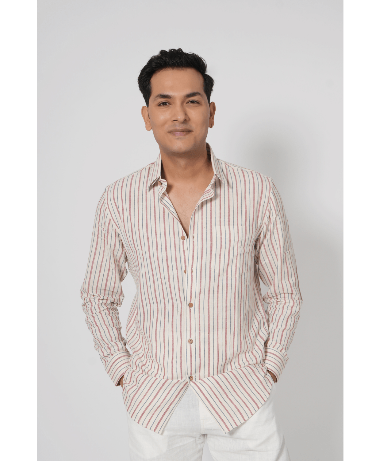 Signature Stripe Shirt - Feel Khadi